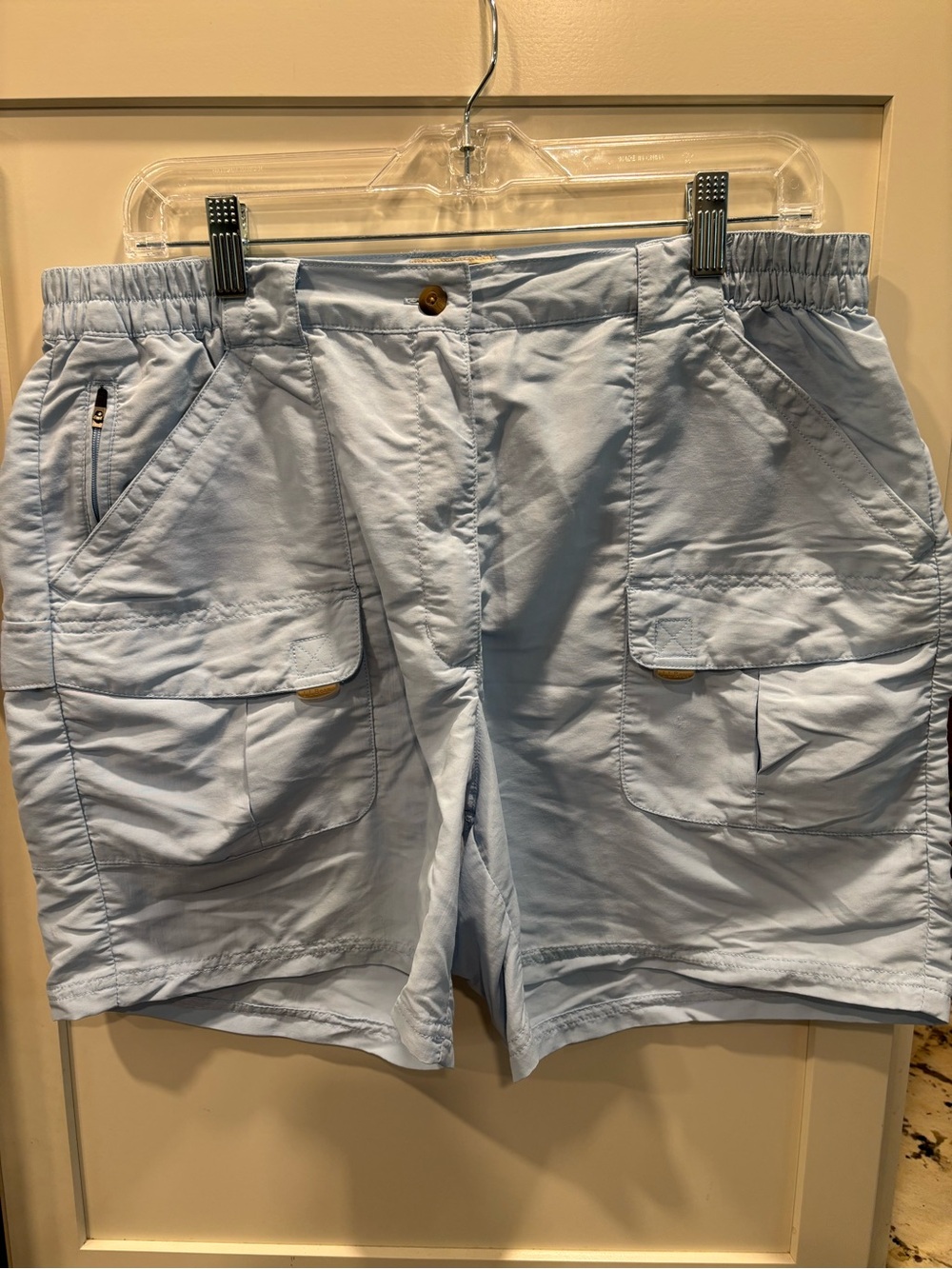 L.L. Bean Light Blue Woman’s Cargo Shorts